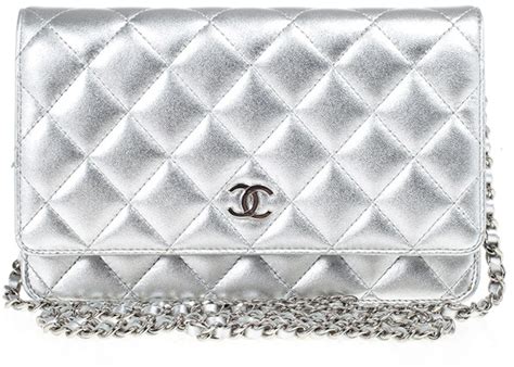 chanel wallet on chain silver|Chanel wallet on chain gabrielle.